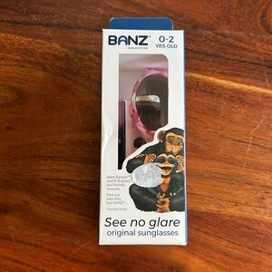 NWT banz toddler infant pink camo UV protection sunglasses